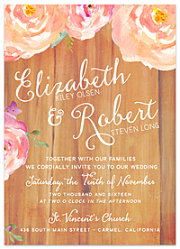 Rustic Wedding Invitations