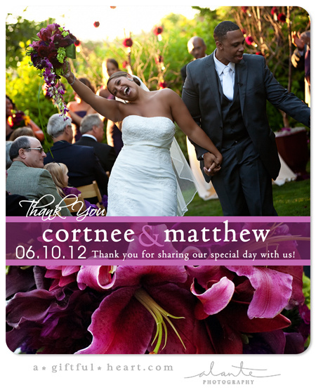 Wedding Thank You Magnet