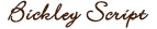 Bickham font